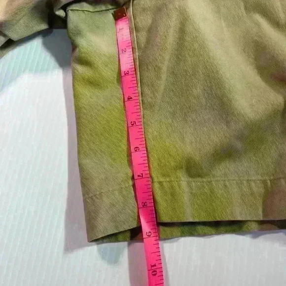 Lands End Shorts Girls Size 10 Plus Beige High Rise Adjustable Waist Cotton Poly - Picture 4 of 11